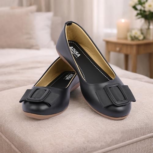 Image of Women Girls Slip On Ballet Flats