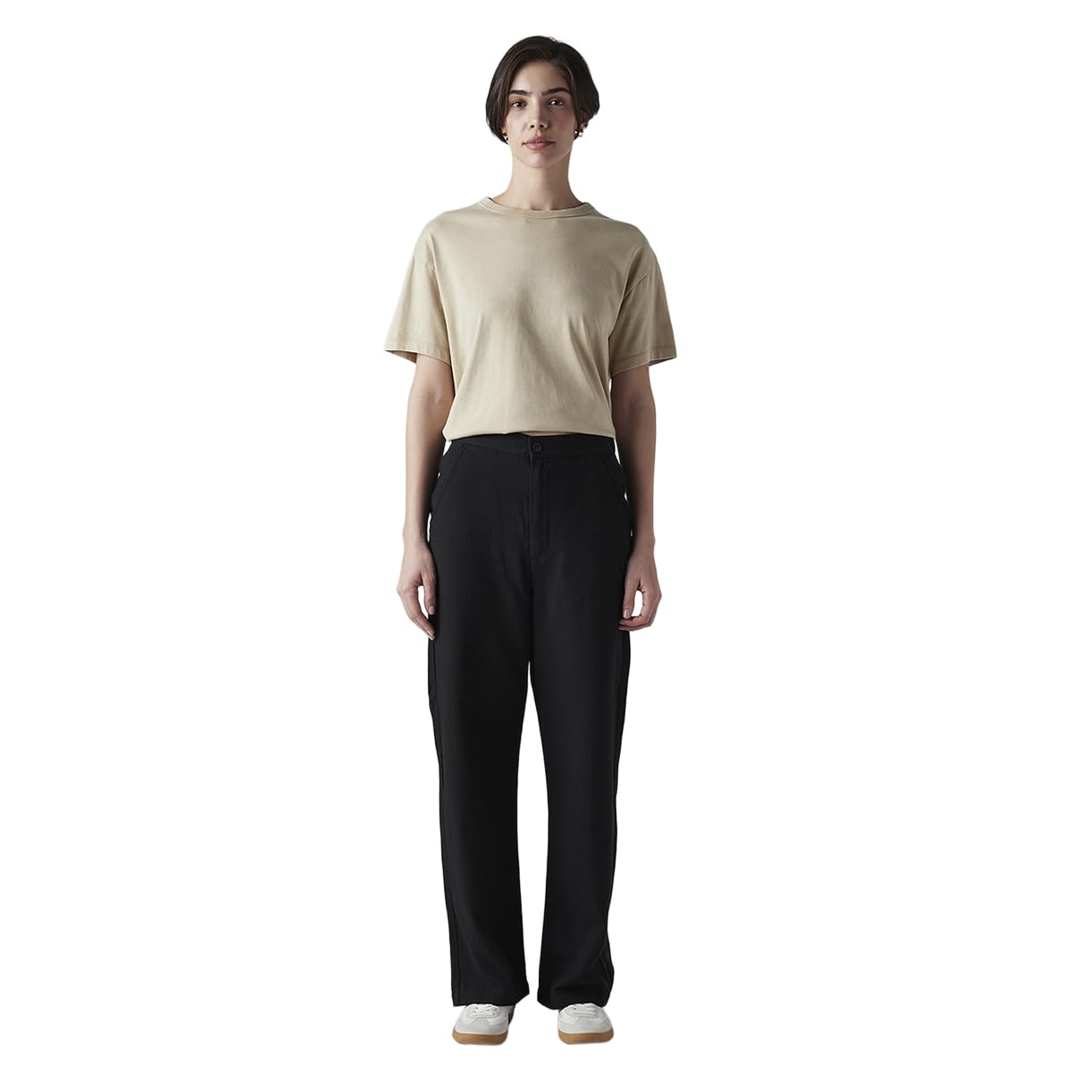 levi's Women's Black Loose fit high Rise Cargos-picture-17