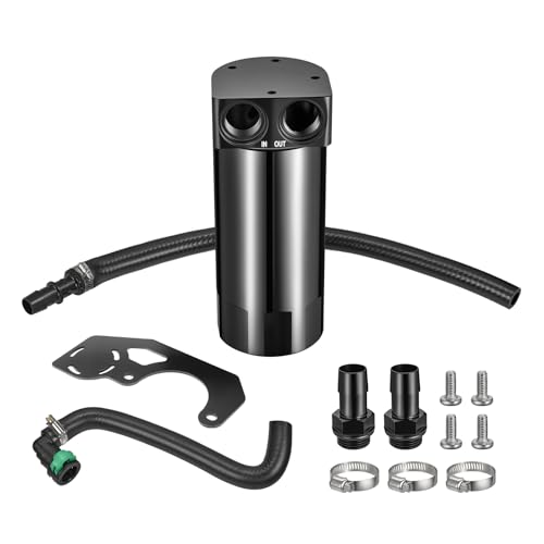 Image of EVIL ENERGY Oil Catch Can, Aluminum Catch Can Kit for Jeep Wrangler 2.0L 2018-2023, Air Oil Separator 295ml