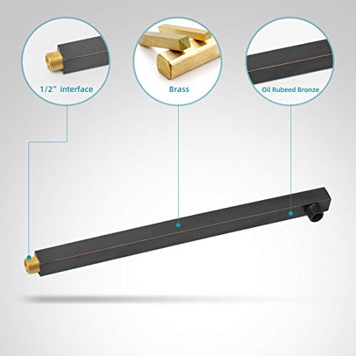 Bwe Shower Faucets Sets 10 Inch Square Bathroom Luxury Rain Shower Head With Handheld Spray Wall Mounted Oil Rubbed Bronze Shower System Rough-In Valve Body And Trim Included #TOP7