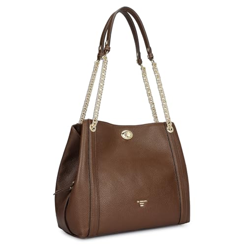 Image of Da Milano Leather Shoulder Bag for Women (00846OL)