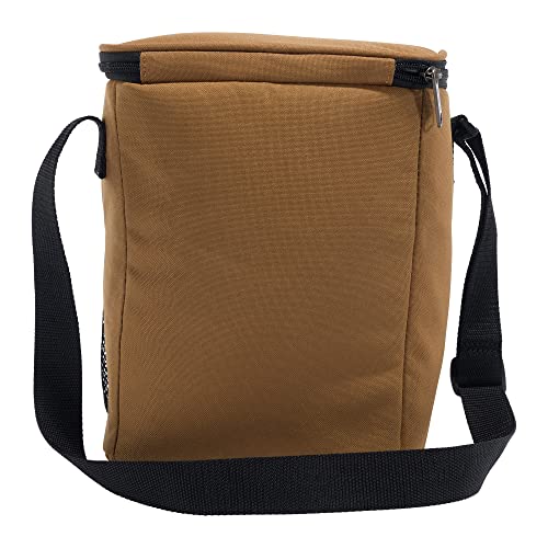 Carhartt Vertical Insulated Lunch Cooler Bag with Water Bottle, Carhartt Brown - Thumbnail 3