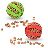 🐶【SELECCIÓN DE TAMAÑO】 Nuestras pelotas de juguete para perros vienen en dos tamaños diferentes, grandes (7 cm) y pequeñas (5 cm), adecuadas para perros de todos los tamaños. Elija el tamaño con cuidado antes de comprar, se recomienda elegir una pelota que sea más grande que el ancho de la boca de su perro. Se recomienda una supervisión adecuada cuando su perro juegue con juguetes para evitar que los trague accidentalmente.