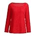 Produktbild Damen Pullover im fremden Stil Locker Mohair Sweater Strickwaren Gr. S, gules