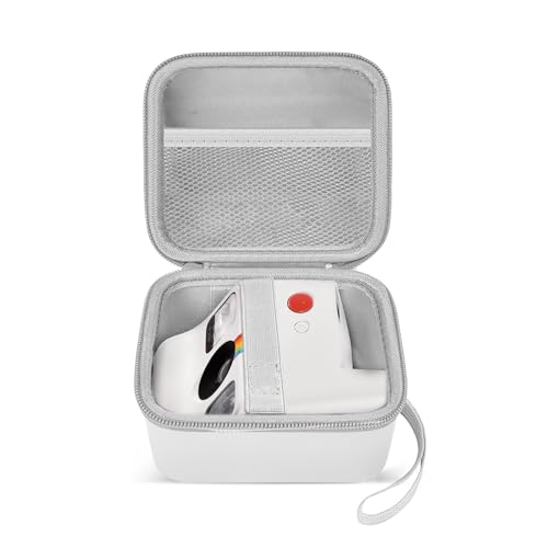 Leayjeen Étui pour Appareil Photo Instantané pour Polaroid Go Génération 2, Étui Rigide en EVA (Coque Uniquement) Blanc