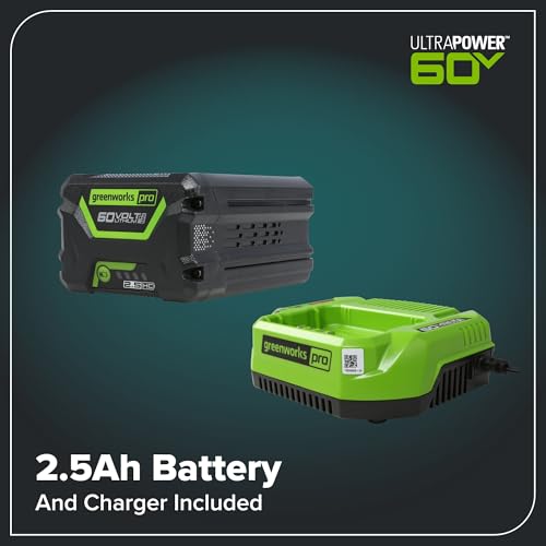 Greenworks 60V 16 in Cordless String Trimmer, 2.5 Ah Battery - image 7