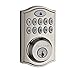 Kwikset 99140-008 SmartCode 914 Keypad Keyless Entry Zigbee Smart Lock Connected Deadbolt Door Lock Featuring SmartKey Security in Satin Nickel