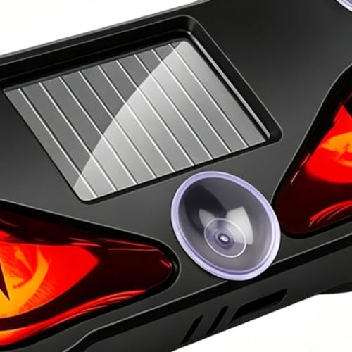 Lámpara solar reflectante e impermeable con luces LED para ventanas de coches 7
