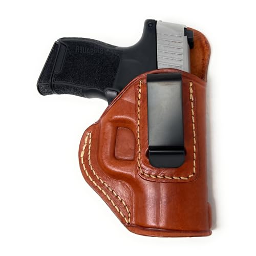 Cardini Leather Premium IWB Leather Holster | Fits P365 Holster, GX4 Mini Compact, fits 1911 2.7