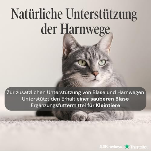 Urologist Aid 250 mg - Blasenformel bei Blasenentzündung & Blasengries für Katzen, kleine Hunde, Meerschweinchen & Kaninchen - pflanzliches Nahrungsergänzungsmittel für Blase & Harnwege - Sensipharm