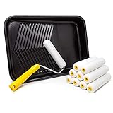 FoamPRO 6” Fine Finish Paint Roller Kit | 1 Plastic...