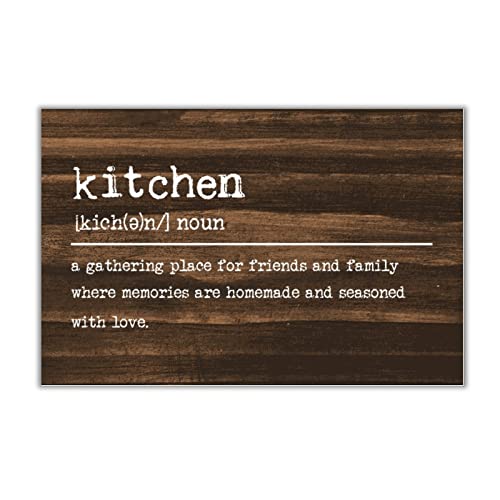 Plaque en bois pour salon et chambre avec citations primitives style ferme 30,5 x 45,7 cm