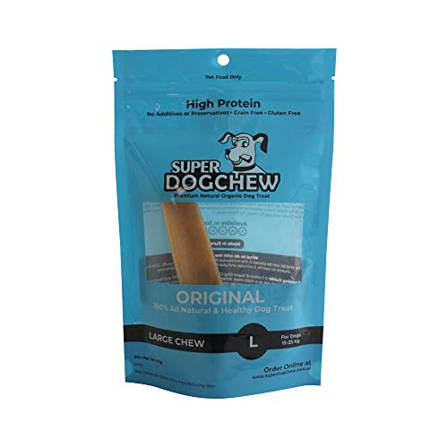 Super Himalayan Dog Chew 100% Natural Premium Organic Long Lasting Dental Cheese Chews,Protein-Rich Treat Improved Oral Health Large(L) Pack of 1,for Most Dogs 15-25 Kg