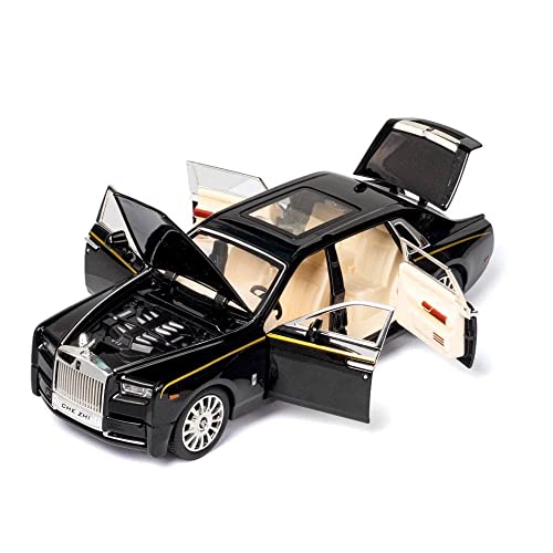 Image of Alloy Car Model Diecasts Metal Toy with Sound /Light /Pull-Back Off-Road Vehicles Car Model Collection Kids Toys Gift Multicolor Pack of 1 (1:32 Phantom Black)