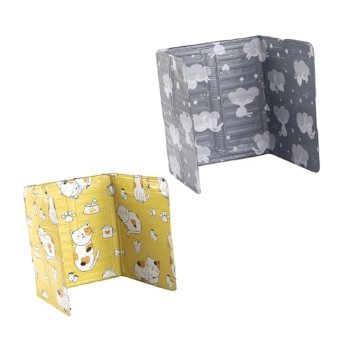 SHINEOFI 2 Piezas Protector Antisalpicaduras Aluminio para Cocina Tablero Resistente al Calor Barrera Aceite para Estufas de Gas Fácil Limpieza