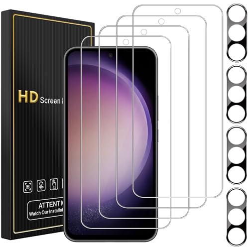 Film Galaxy S23 FE 5G NBiefuny : pack de 4 verres trempés écran et 4 protections d'objectif photo