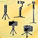 Zeadio Hochleistungs Mini-Metall-Stativ : Universales Kleintischstativ für Kamera, Gimbal, Action-Cam, Camcorder, Mikrofon, LED-Licht etc. (40kg/88lb Tragkraft)