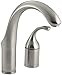 KOHLER 10443-VS Fort?(R) Two-Hole Lever Handle Bar Sink Faucets, Vibrant Stainless