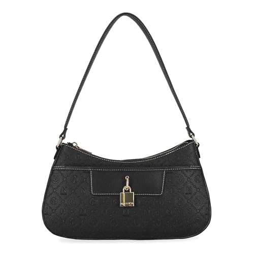 Image of Nautica Voyager Hobo Bag for Women, Vegan Leather Women's Purse, Large Shoulder Handbag with Zipper Closure
