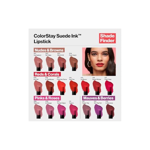 Miniatura 3 de REVLON ColorStay Suede Ink Labial Mate Larga duración, Tono 016 BREAD WINNER