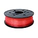 XYZprinting RFPLAXUS03H Da Vinci Series PLA Cartridge Filament, Clear Red