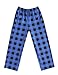 Arshiner Boys Pajama Pants Long Sleep Plaid Pants Soft Lounge Pj Bottoms with Pockets Blue Plaid 12-13 Years