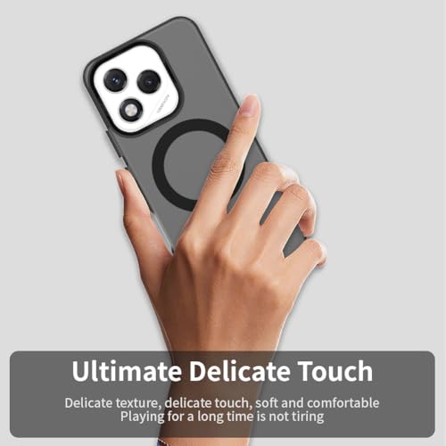Coque Honor 400 Lite compatible Magsafe magnétique antichoc solide noire