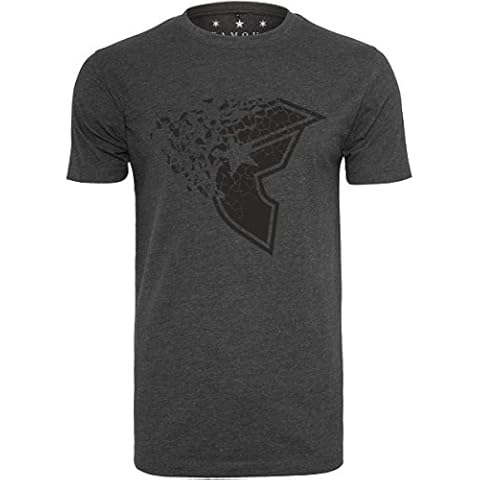 Famous Stars and Straps Men's Blasted T-Shirt, Mens, T-Shirt, FA046, Charcoal, L Cover