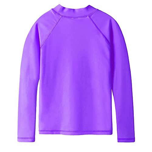 Image of TFJH E Girls & Boys Long Sleeve Rashgurad Swimsuit UPF 50+ Kids Swimwear Sunsuits