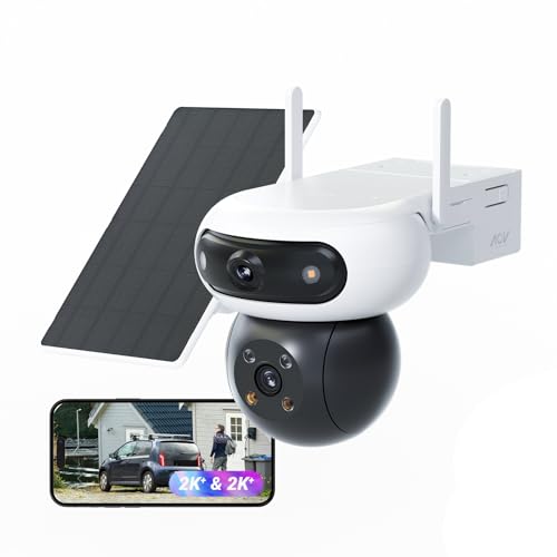 EZVIZ 8MP(4MP+4MP) Camera Surveillance WiFi Exterieure sans Fil à Double Objectif Motorisé, Camera...