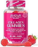 Sugar-Free Collagen Gummies, 60 Count - Type 1 Hydrolysed Peptides Marine Collagen with Hyaluronic Acid, Vitamin C & Biotin for Skin, Hair, Nails & Joints - No Fishy Aftertaste, 1-Month Supply