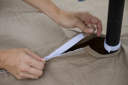 Koverroos? Iii Round/Square Dining Set Cover W/Umbrella Hole - 78" Diameter X 38" H #TOP6