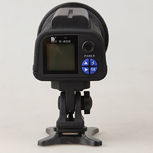 Ficha técnica Dison X-808 250W Soporte para zapata Speedlite Studio Flash Light para cámaras digitales y videocámaras Canon Nikon DSLR - Fernando Cortés