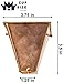 Monarch Rain Chains 10007 Pure Copper Heavy Duty Heirloom Rain Chain