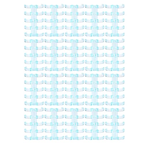 Anéis de encadernação para 60 folhas de papel com design segmentado de plástico material transparent