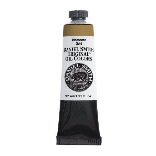 DANIEL SMITH Original Oil Color Paint, 37ml Tube, Iridescent Gold, 284340017, 1.25 Fl Oz (Pack of 1)