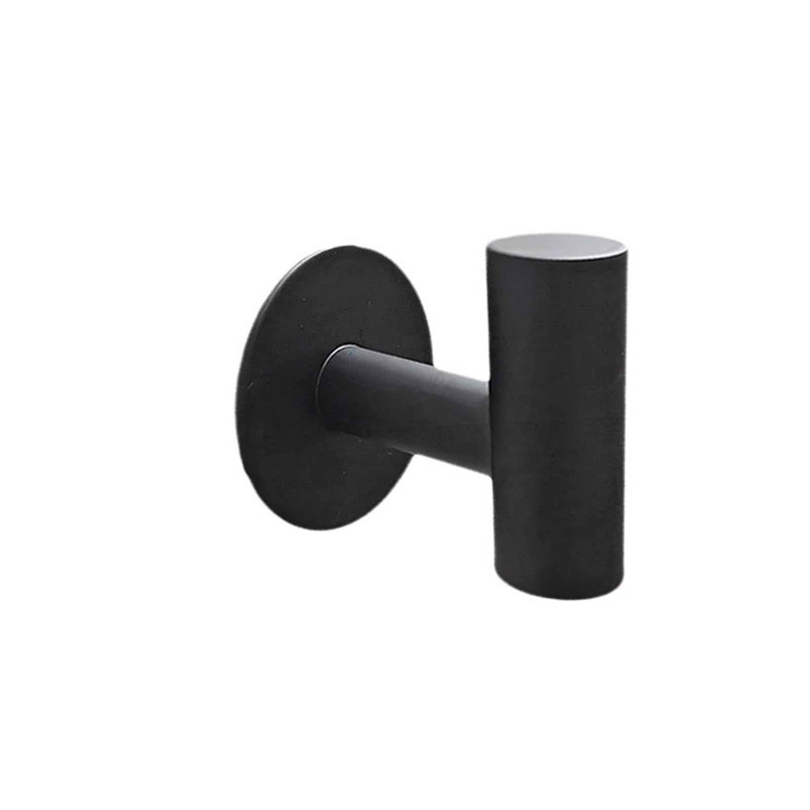 MyFisher zlj6688 Gancio for accappatoio in acciaio inossidabile Gancio adesivo da parete Gancio for asciugamani for bagno Cucina Garage Robusto ferramenta da cucina montata a parete(Black-5Pcs)