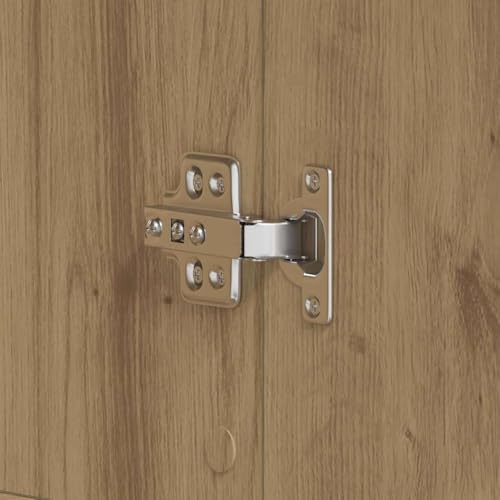 Vidaxl Armadio Per Scarpe Rovere Artigianale 80X39X180 Cm Legno Ingenerizzato - 6