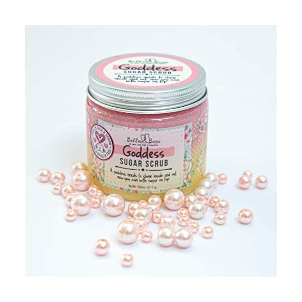 Bella-and-Bear-Goddess-Sugar-Scrub-No-Sulphates-Parabens-No-Harmful-Chemicals-Cruelty-Free-Vegan-Friendly-Exfoliating-67oz Bella and Bear Goddess Sugar Scrub | Body Scrub | Body Wash | Exfoliator | Vegan | Cruelty-Free
