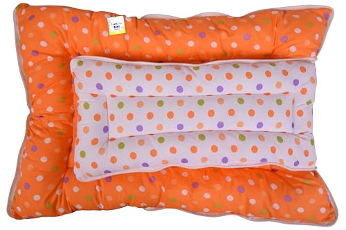 Image of Toddylon Baby Bedding Set New Born Baby Bed | Mattress | Mosquito Net | Carry Bag | Essentials | Carry Bag | Cotton Combo | Infant beds | Products (0-6 Months) (2PCS Set)