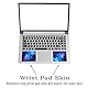 Laptop Haut Aufkleber Aufkleber, 12 13 13,3 14 15 15,4 15,6 Zoll Laptop Vinyl Haut Aufkleber Abdeckung Art Protector Notebook PC (2 Handgelenk Pad enthalten), wasserdicht abnehmbar, Nebel Galaxy