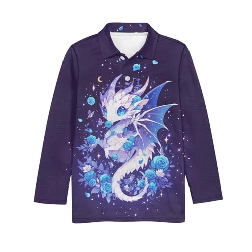 HUIACONG Kids Boys Girls Golf Shirts for Children Under Shirts