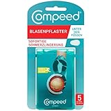 Compeed Sport Blasenpflaster unter den Füßen – Hydrokolloid-Pflaster gegen Blasen an den Fußballen, 5er Pack