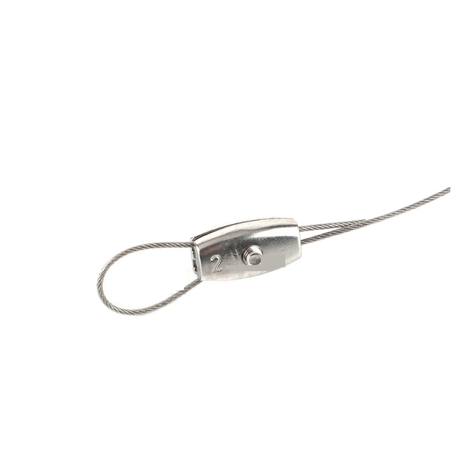Morsetto per fune metallica in acciaio inox 316 di grado marino, 10 pezzi, per cavi da 2, 3, 4, 5, 6 mm (per cavi da 3 mm)
