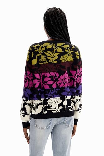 Desigual Women's Floral Jacquard Pullover4