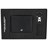 Dieses PORSCHE DESIGN Geschenkset besteht aus Geldbörse und dazu passendem Schlüsselanhänger. Zum Geburtstag, zu Weihnachten, Vatertag oder zu sonst einem besonderen Anlass ist dies das perfekte Geschenk! Maße: 11 x 9 x 2 cm