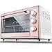 JJINPIXIU Mini piekarnik 30L, Kuchenka mikrofalowa, Domowy automatyczny piekarnik chlebowy, Odłączana tacka na okruchy, Pieczenie, Ogrzewanie, Łatwe do czyszczenia, Pokrętło z wyłącznikiem czasowym, N