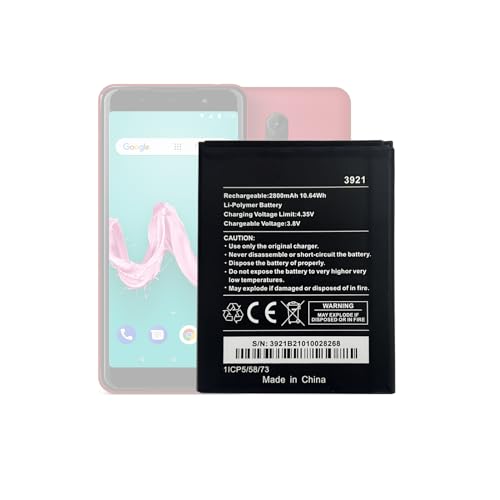 HIGHAKKU Batteria di ricambio Wiko 3921 compatibile con Wiko Lenny