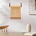 PH PandaHall Portarrollos de papel de pared dispensador para rollo de papel de piel marrón de pared puerta Kraft con barras de madera para casa Imagen de PH PandaHall Portarrollos de papel de pared dispensador para rollo de papel de piel marrón de pared puerta Kraft con barras de madera para casa