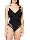 Pour Moi Castaway Underwire One-Piece 32F, Black